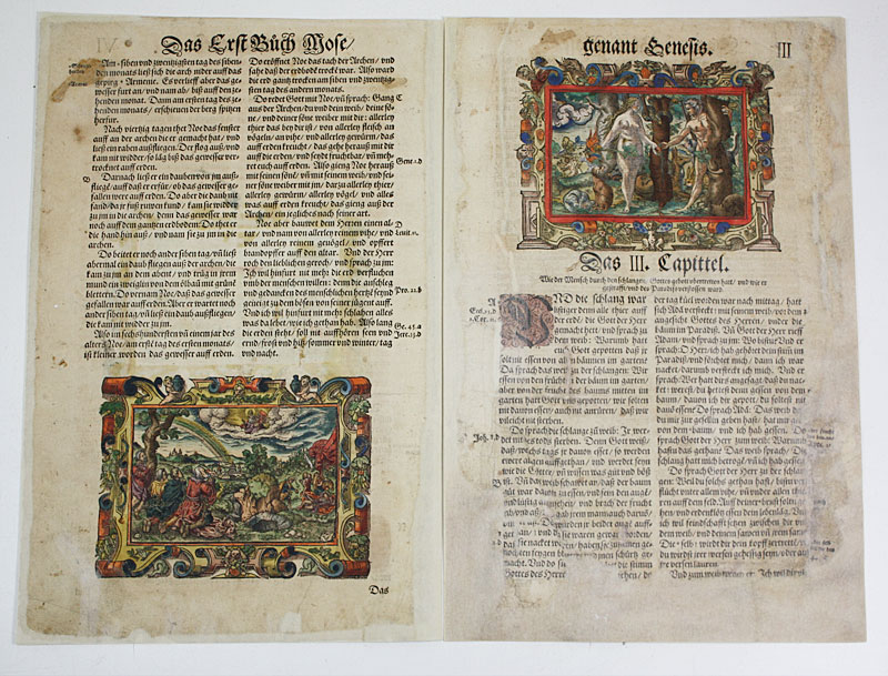 Papierrestaurierung - nach der Restaurierung